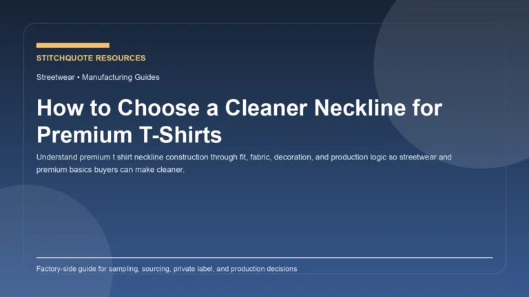 How to Choose a Cleaner Neckline for Premium T-Shirts