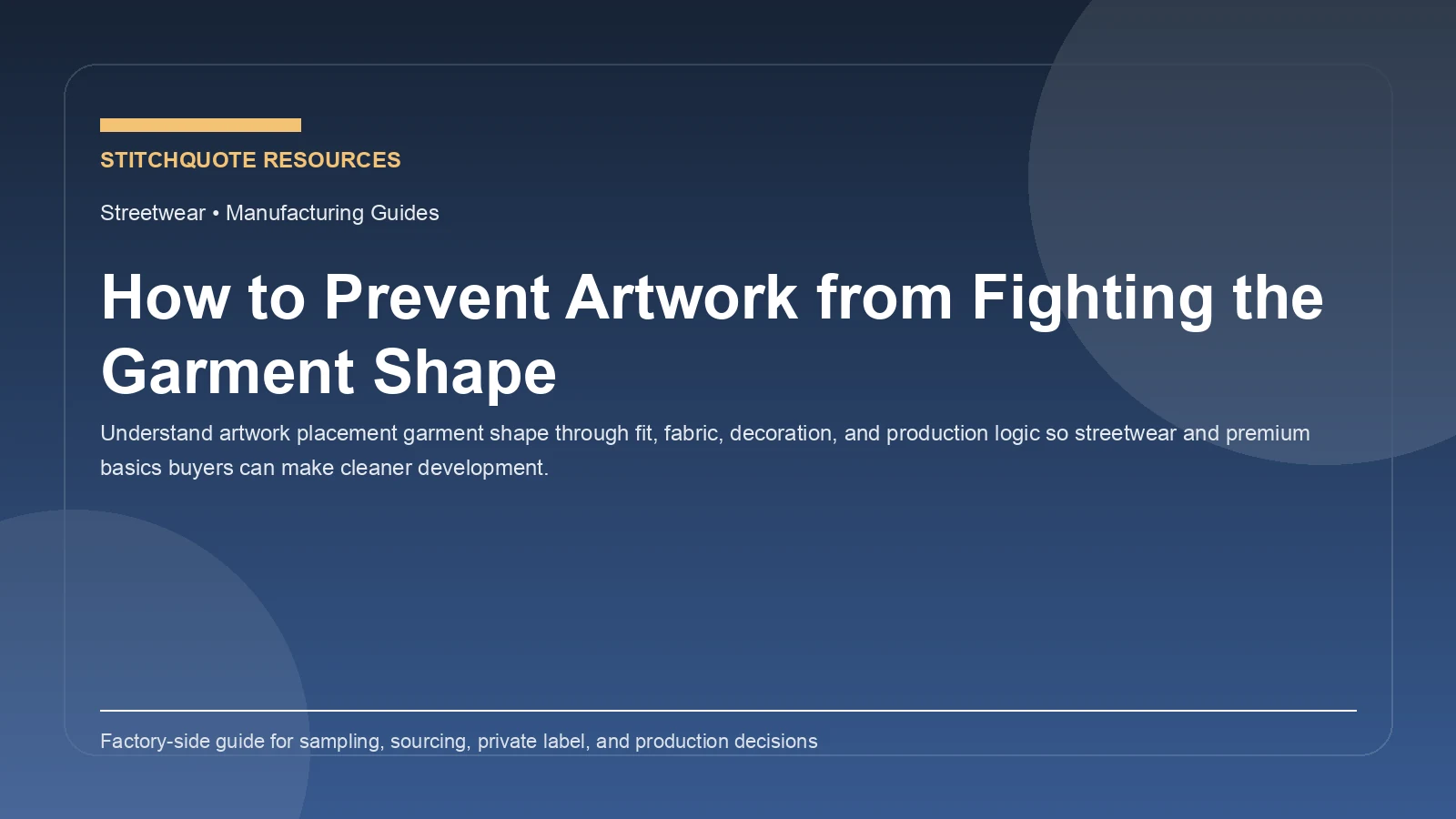 How to Prevent Artwork from Fighting the Garment Shape