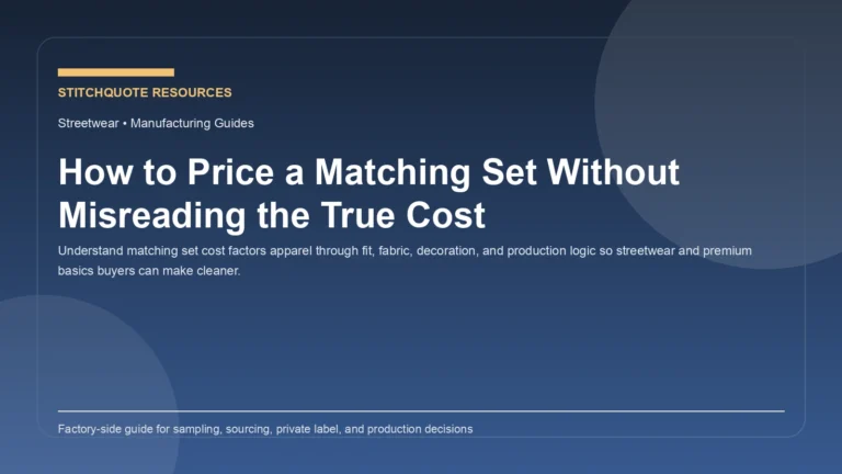 How to Price a Matching Set Without Misreading the True Cost