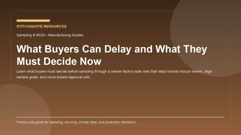 What Buyers Can Delay and What They Must Decide Now