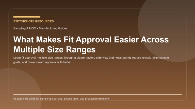 What Makes Fit Approval Easier Across Multiple Size Ranges