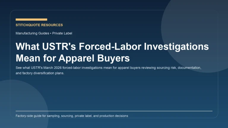 What USTR's Forced-Labor Investigations Mean for Apparel Buyers