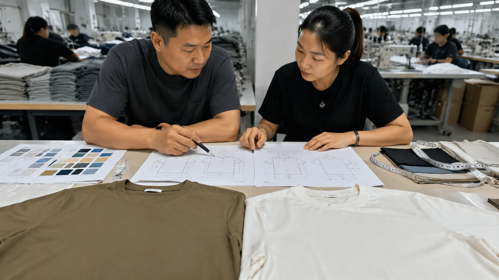 Start by normalizing what you are comparing between Boxy T-Shirt and Standard Oversized T-Shirt