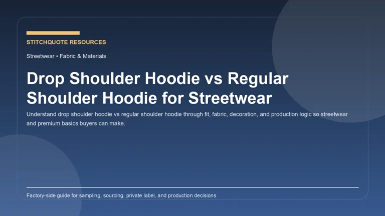Drop Shoulder Hoodie vs Regular Shoulder Hoodie for Streetwear