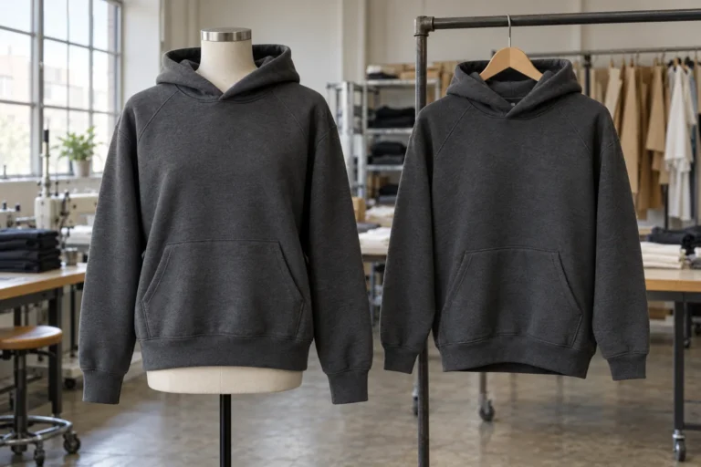 Photorealistic apparel factory documentary photograph